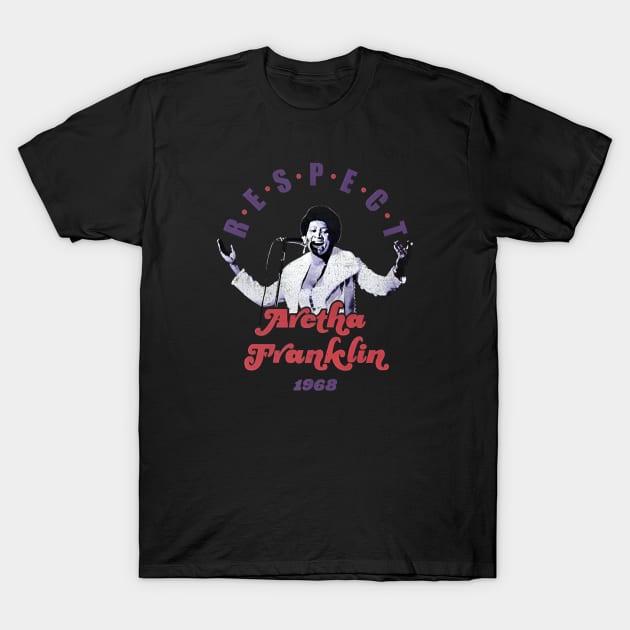 Aretha franklin//Vintage for fans T-Shirt by DetikWaktu